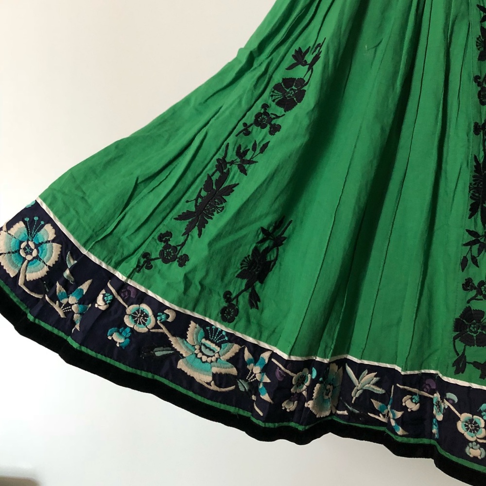 Embroidered Anthropologie Skirt - Picture 2 of 7